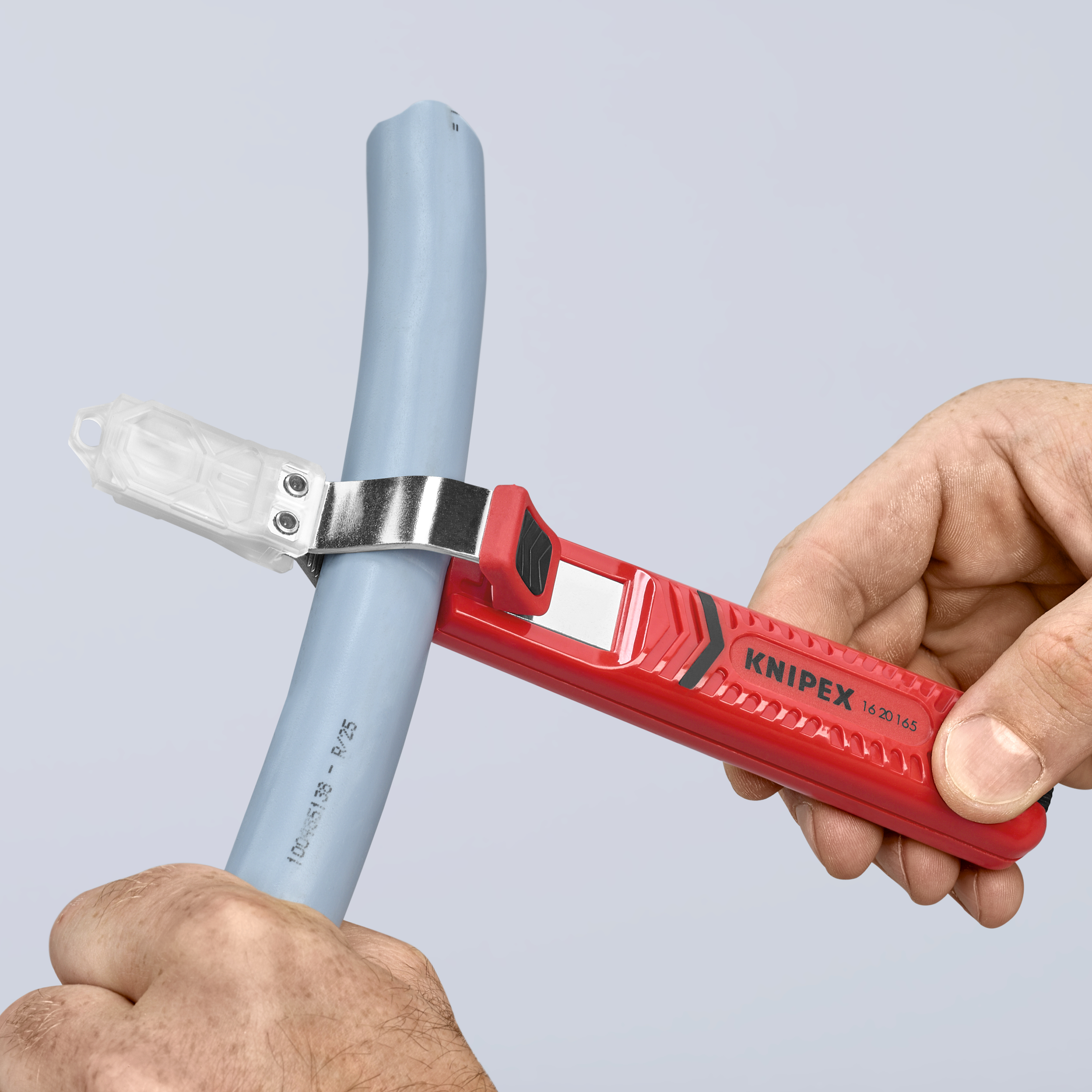 KNIPEX KNIPEX 16 20 165 SB Abmantelungswerkzeug mit Schleppklinge 165 mm schlagfestes Kunststoffgehäuse KNIPEX KNIPEX 16 20 165 SB Abmantelungswerkzeug mit Schleppklinge 165 mm schlagfestes Kunststoffgehäuse