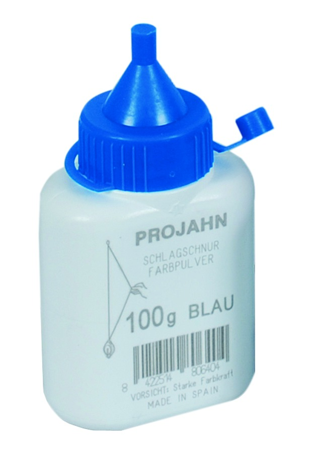PROJAHN Farbpulverflasche 100g blau für Schlagschnurroller