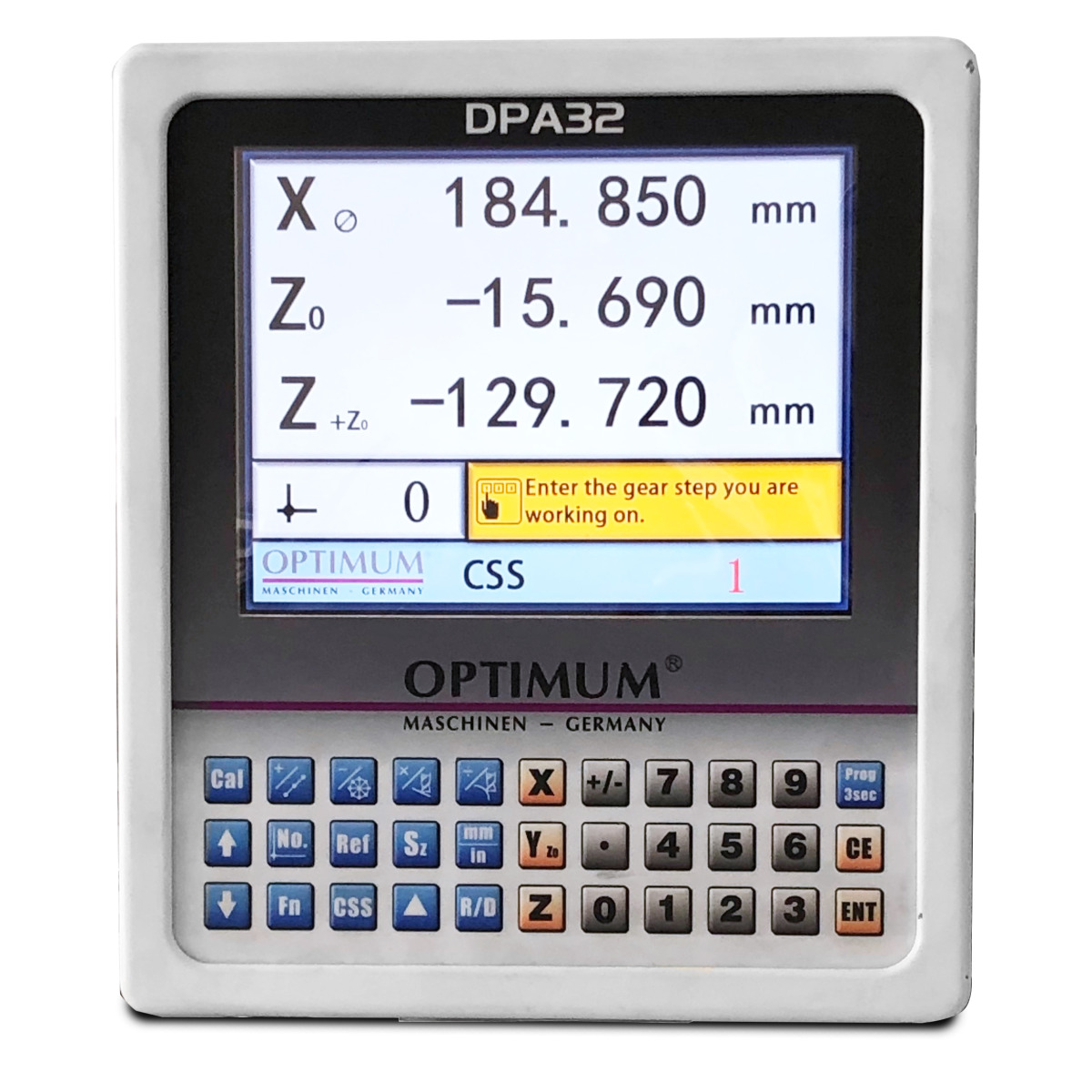 STÜRMER Leit- und Zugspindeldrehmaschine Optimum OPTIturn TX 5216 - DPA 32-3