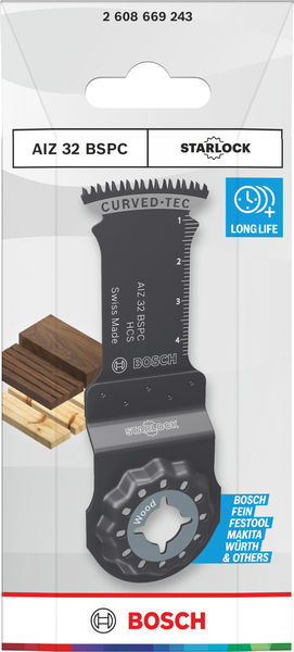 BOSCH AIZ 32 BSPC Holz Tauchsägeblatt, Starlock, 32 x 50 mm BOSCH AIZ 32 BSPC Holz Tauchsägeblatt, Starlock, 32 x 50 mm