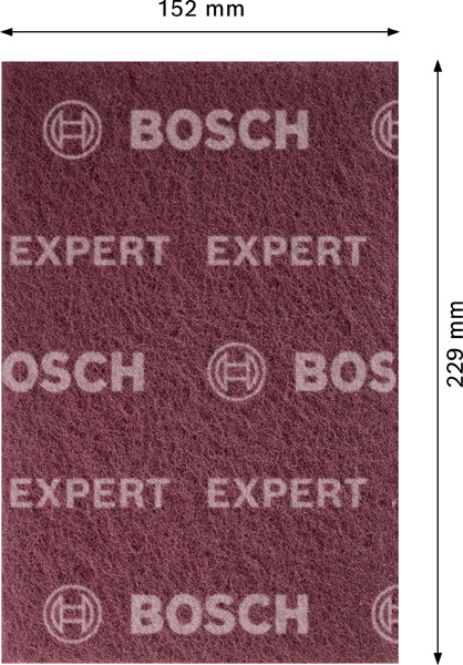 BOSCH EXPERT N880 Vliespad, 152x229mm, Sehr feines AloX