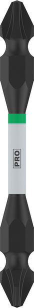 BOSCH PRO Impact Schrauberbit mit Doppelklingen u. Pick and Click-Einsätzen, PZ2, 65mm