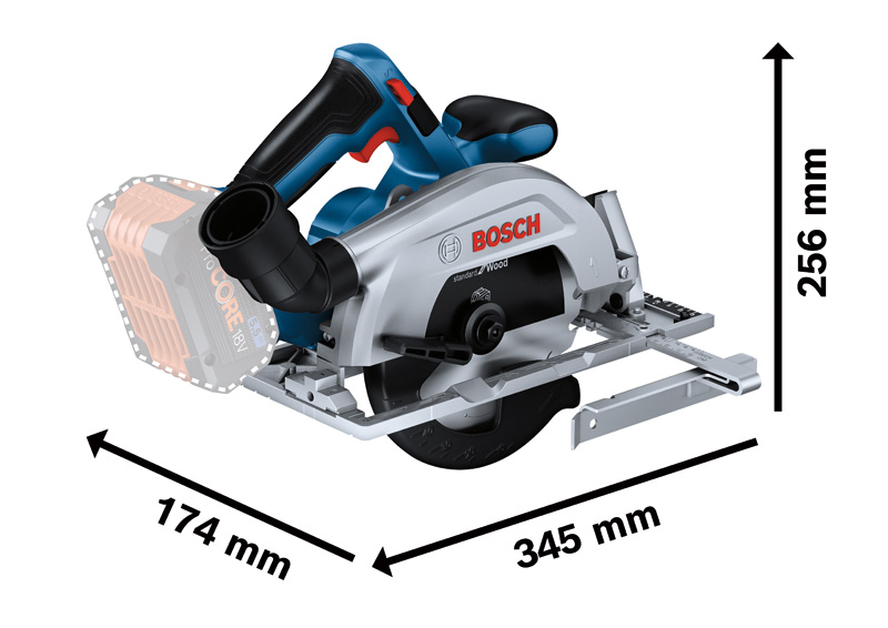 BOSCH Akku-Handkreissäge GKS 18V-57-2 in L-BOXX BOSCH Akku-Handkreissäge GKS 18V-57-2 in L-BOXX