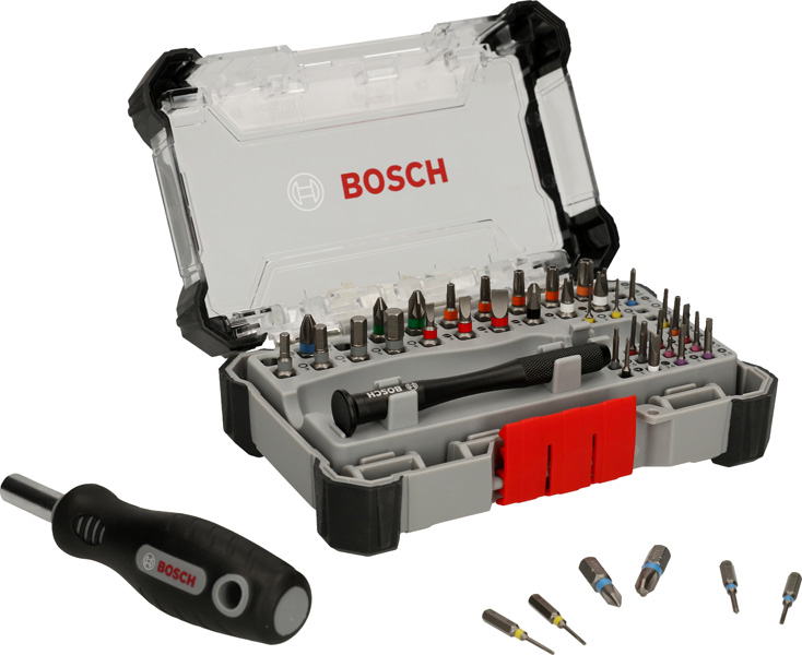 BOSCH Schraubendreher-Set mit Präzisions- und Standardbits, 42-tlg BOSCH Schraubendreher-Set mit Präzisions- und Standardbits, 42-tlg