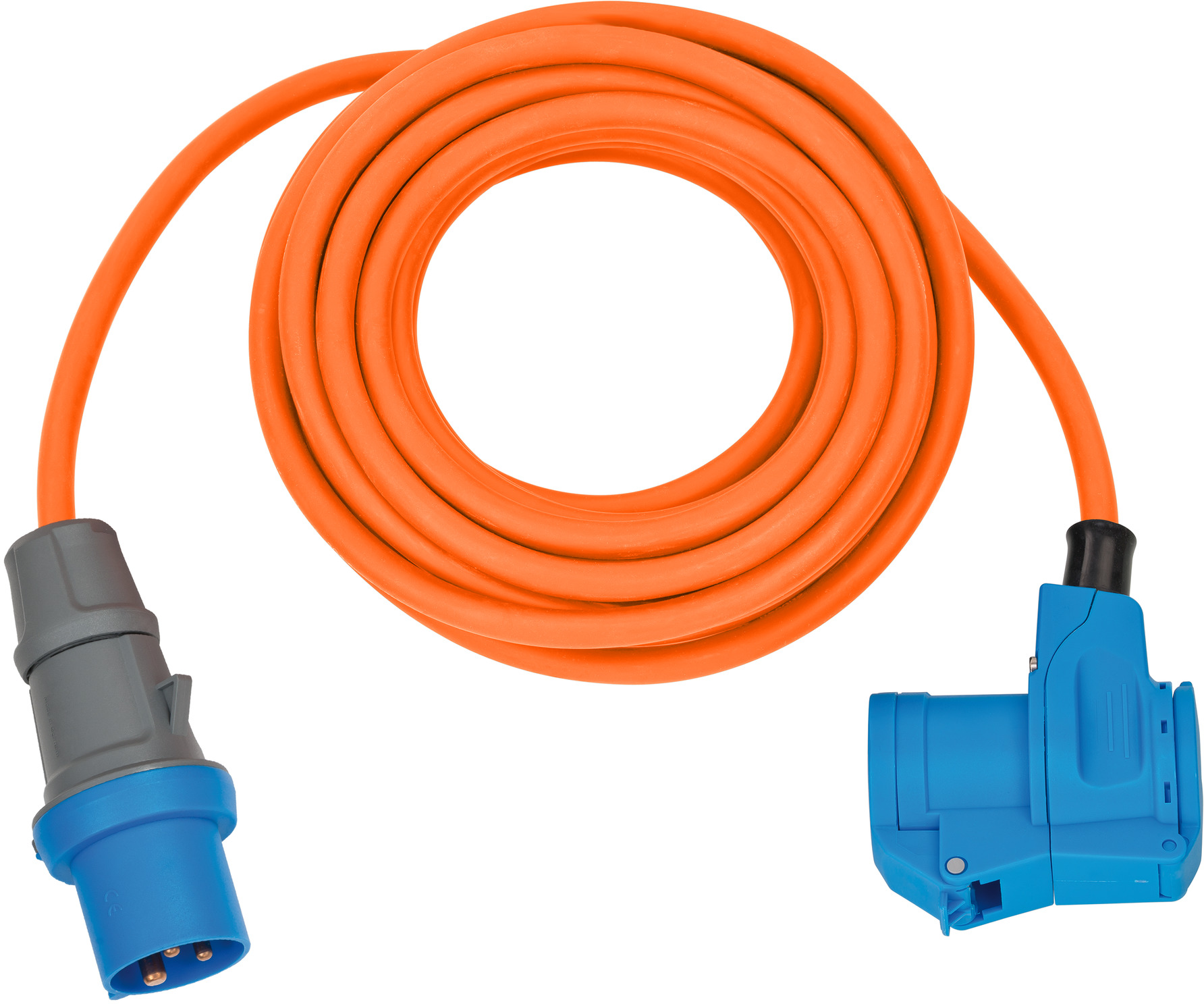 BRENNENSTUHL Camping-/Maritim CEE Verlängerungskabel IP44 10m orange H07RN-F 3G2,5 CEE-Stecker, Winkelkupplung 230V/16A BRENNENSTUHL Camping-/Maritim CEE Verlängerungskabel IP44 10m orange H07RN-F 3G2,5 CEE-Stecker, Winkelkupplung 230V/16A