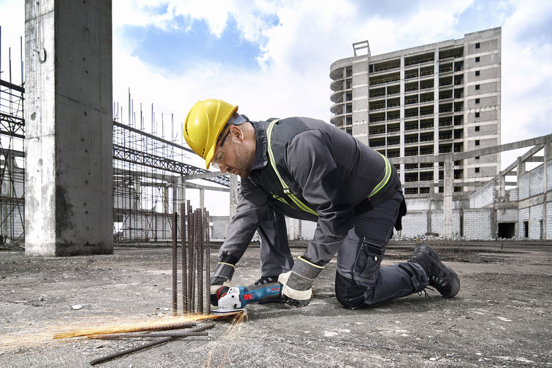 BOSCH Akku-Winkelschleifer GWS 18V-11, L-BOXX 136