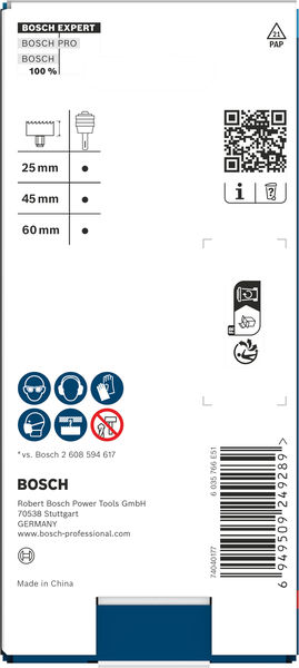 BOSCH EXPERT Power Change Plus Adapter mit Aufsteckhalter, SDS-Plus