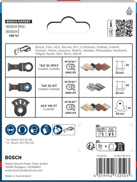 BOSCH EXPERT Cutting Set, 3-tlg BOSCH EXPERT Cutting Set, 3-tlg