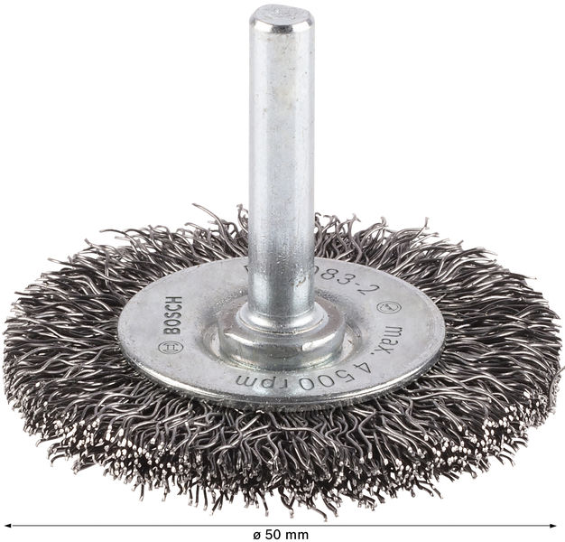 BOSCH PRO Metal clean Scheibenbürste, gerader Schaft, 50 x 0,3 mm BOSCH PRO Metal clean Scheibenbürste, gerader Schaft, 50 x 0,3 mm