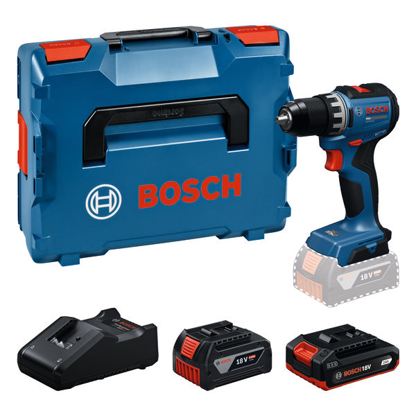 BOSCH Akku-Bohrschrauber GSR18V-52, 1 x GBA 18V 4.0Ah, 1 x GBA 18V 2.0Ah in L-BOXX BOSCH Akku-Bohrschrauber GSR18V-52, 1 x GBA 18V 4.0Ah, 1 x GBA 18V 2.0Ah in L-BOXX