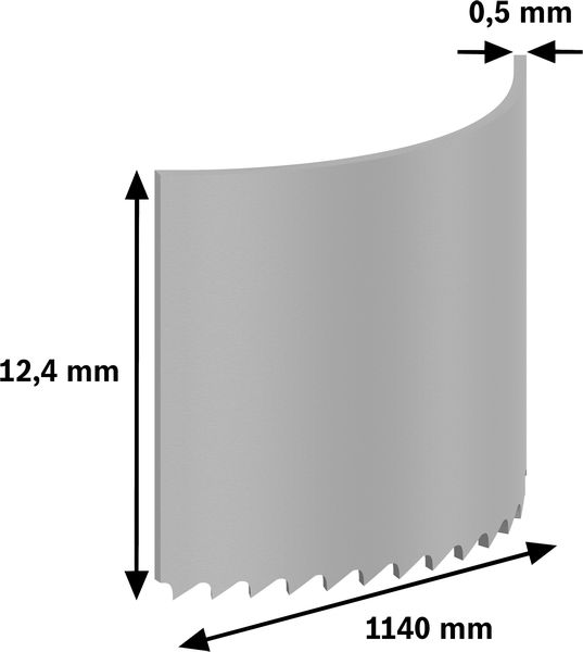 BOSCH PRO CB4424 Bandsägeblatt, 1140 mm, 2-tlg.