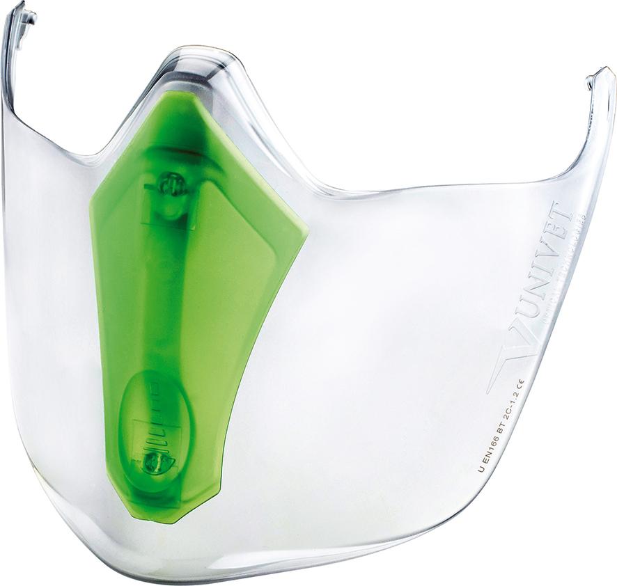 UNIVET Schutzvisier f.Brille 6x3Belüftung einstellbar UNIVET Schutzvisier f.Brille 6x3Belüftung einstellbar