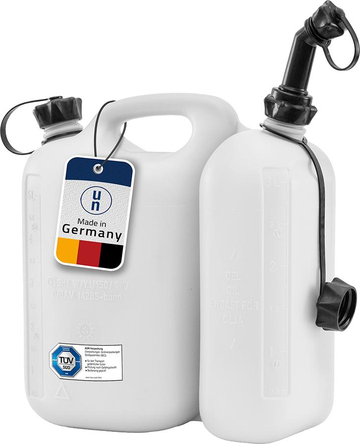 Doppelkanister ECO 5,5 +3 L Weiß