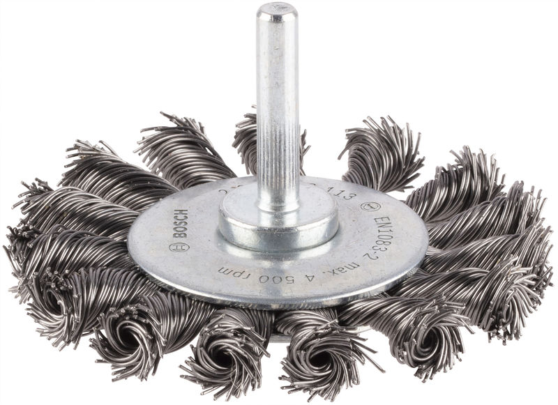 BOSCH PRO Metal heavy Scheibenbürste, gerader Schaft, 75 x 0,5 mm BOSCH PRO Metal heavy Scheibenbürste, gerader Schaft, 75 x 0,5 mm