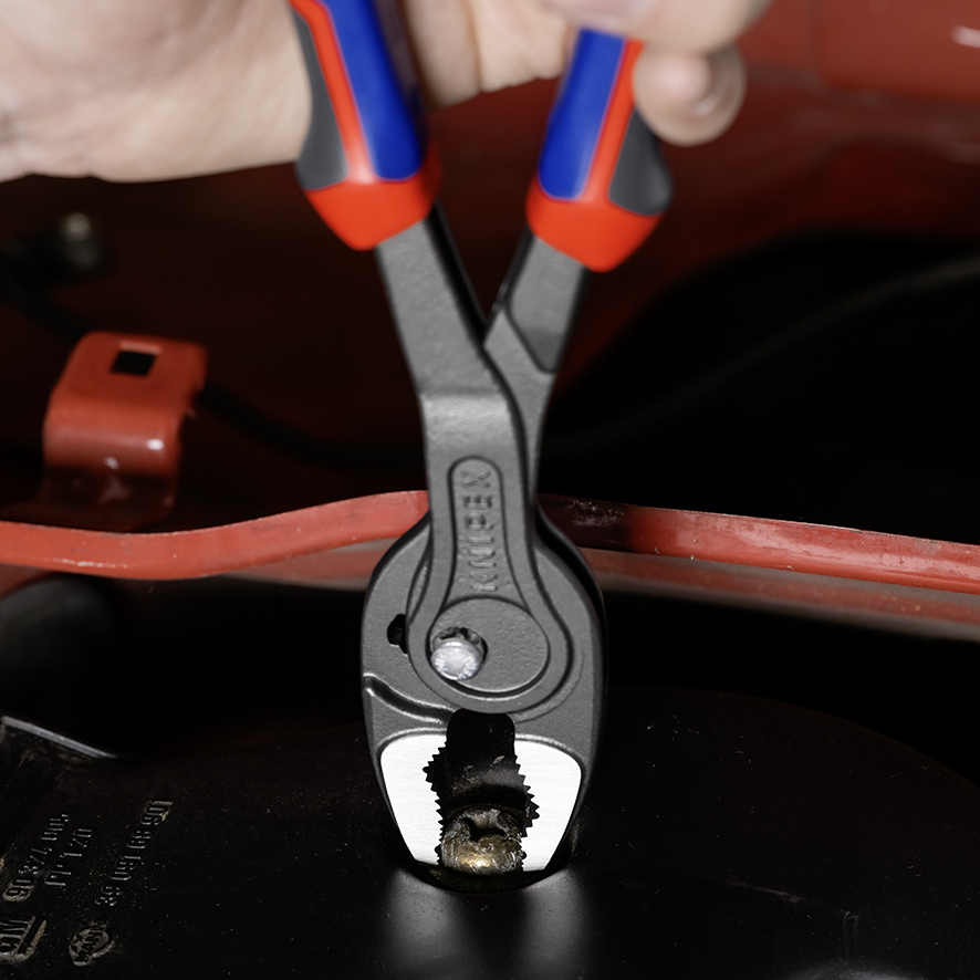 KNIPEX KNIPEX 82 02 250 TwinGrip® Front- und Seitengreifzange 250 mm grau atramentiert mit Comfort-Griffen poliert KNIPEX KNIPEX 82 02 250 TwinGrip® Front- und Seitengreifzange 250 mm grau atramentiert mit Comfort-Griffen poliert
