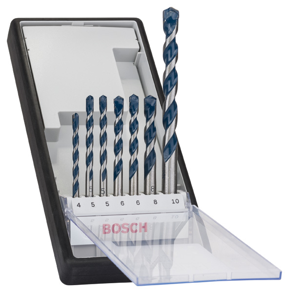 BOSCH 7-teiliges CYL-5 Betonbohrer-Set, Robust Line, 4–10 mm