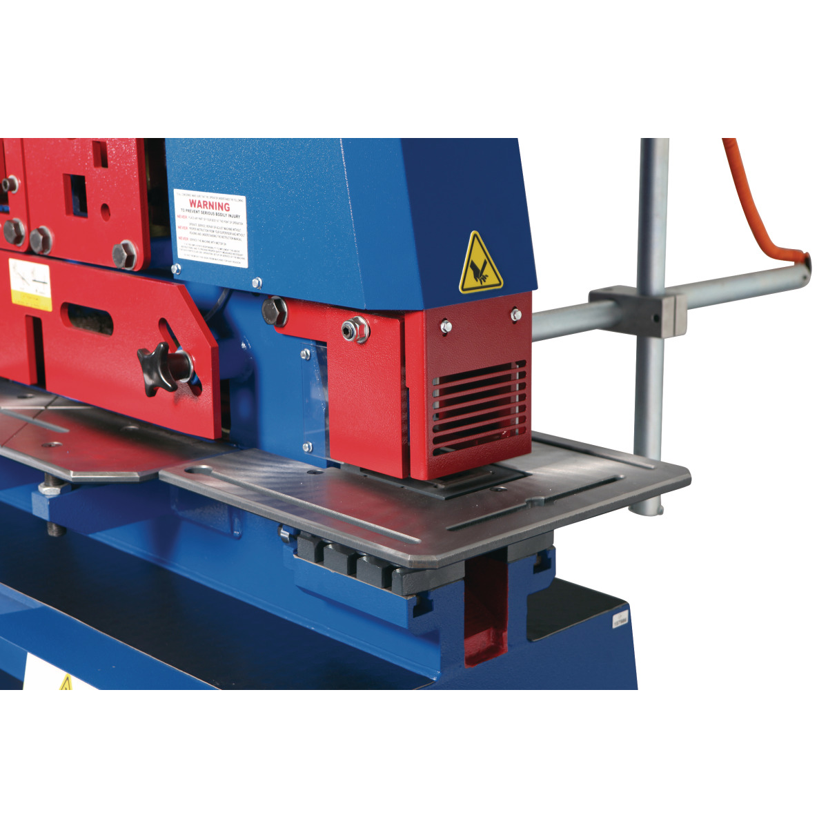 METALLKRAFT Kombinierte hydraulische Profilstahlscheren/Lochstanzen HPS 85 DS