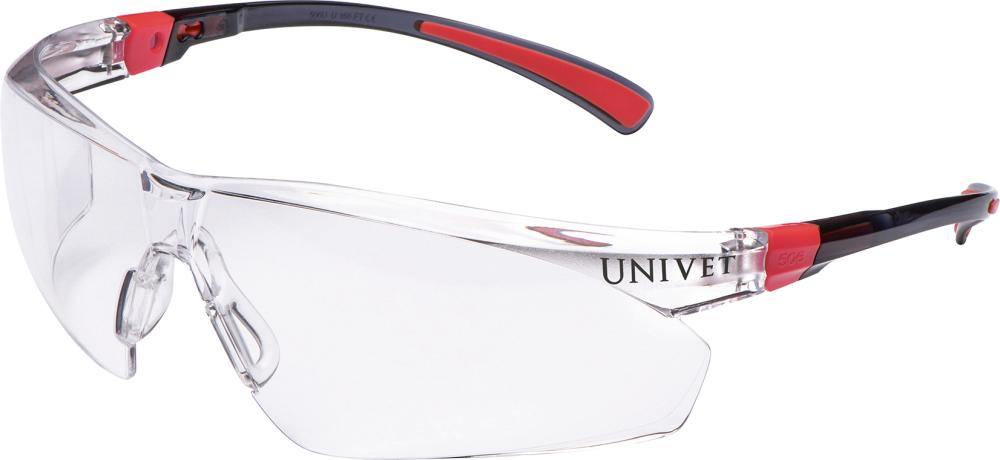 UNIVET Brille 506 UP schwarz rot