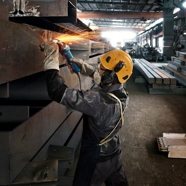 BOSCH Winkelschleifer GWS 12-125 S, mit Schutzhaube
