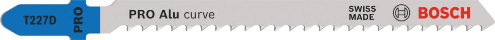 BOSCH PRO Alu curve T227D Stichsägeblatt, 100 mm, 5-tlg.