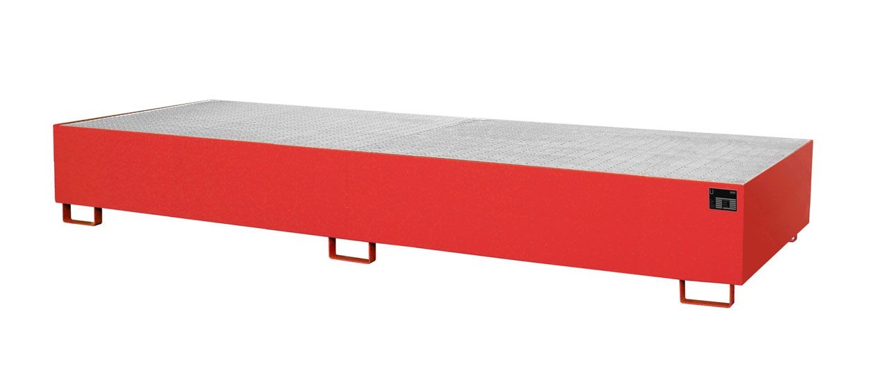 BAUER Regalwanne RW-GR 3600-3, lackiert, Feuerrot