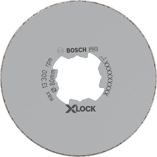 BOSCH PRO Ceramic dry Trockenbohrkrone, 80 x 35 mm, X-Lock