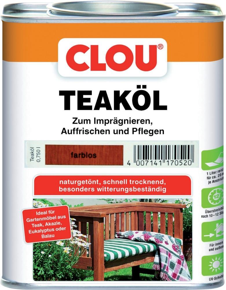 CLOU Teaköl farblos 750ml