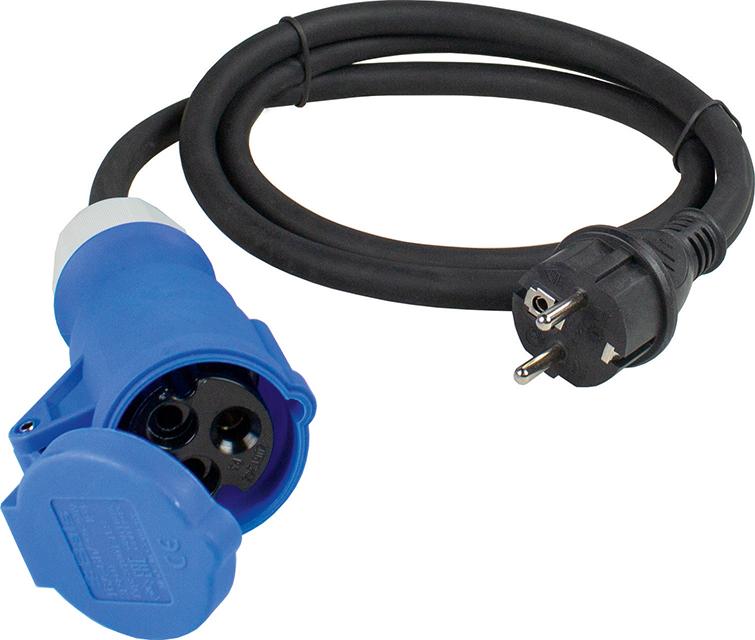N.A. Adapterleitung 1,5m CEE-Kuppl.+Schu.-Steck. N.A. Adapterleitung 1,5m CEE-Kuppl.+Schu.-Steck.