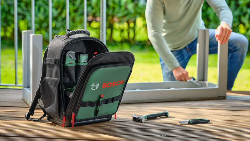 BOSCH Handwerkzeuge Werkzeugrucksack-Set 60-teilig BOSCH Handwerkzeuge Werkzeugrucksack-Set 60-teilig