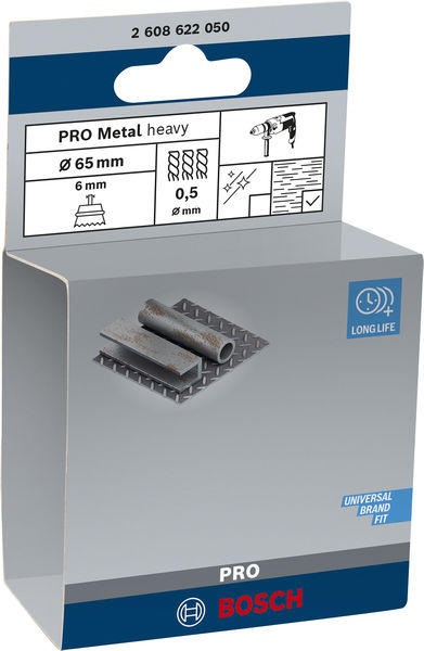 BOSCH PRO Metal heavy Topfbürste, gerader Schaft, 65 x 0,5 mm BOSCH PRO Metal heavy Topfbürste, gerader Schaft, 65 x 0,5 mm