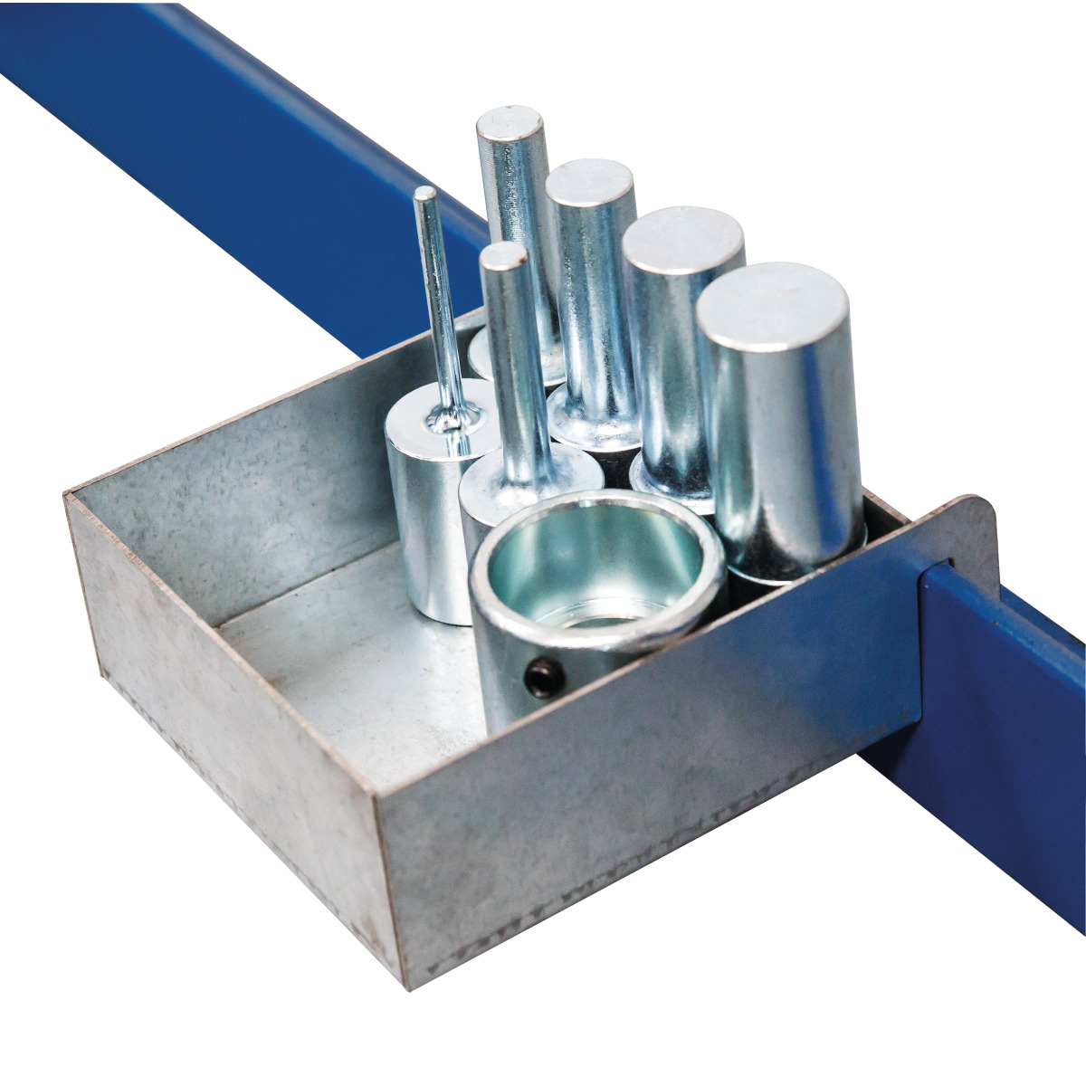 METALLKRAFT 6-teiliger Druckdornsatz mit Lochplatte WPP 15 T METALLKRAFT 6-teiliger Druckdornsatz mit Lochplatte WPP 15 T