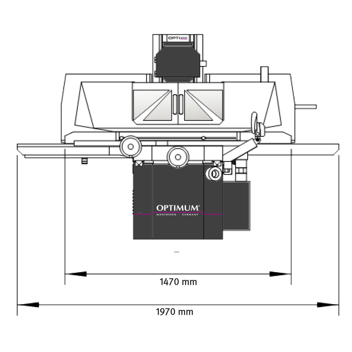 STÜRMER Flächenschleifmaschine Optimum OPTIgrind GT 22 STÜRMER Flächenschleifmaschine Optimum OPTIgrind GT 22