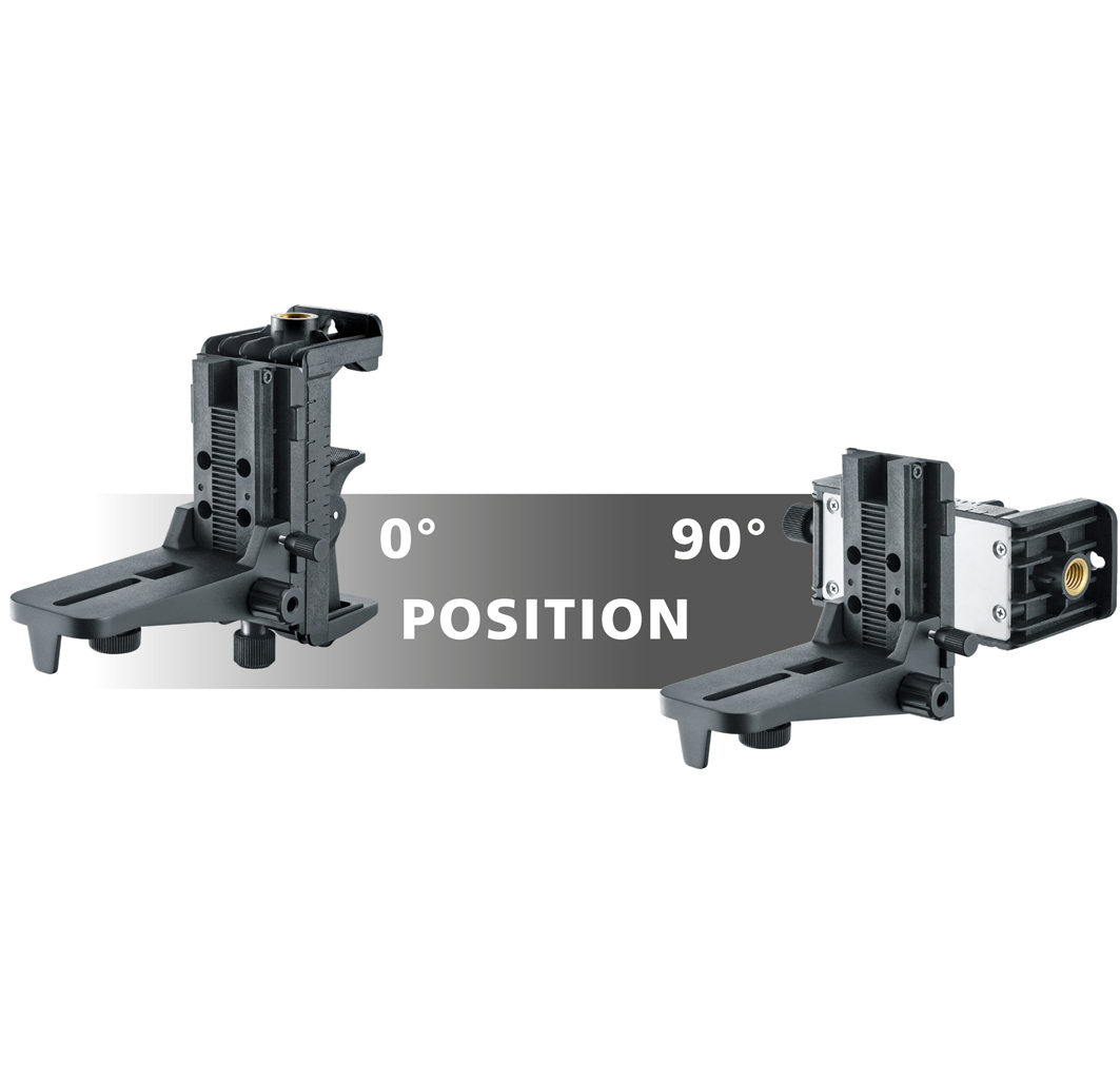 LASERLINER Magnetische Klemm- und Wandhalterung CrossGrip Pro (höhenverstellbar)