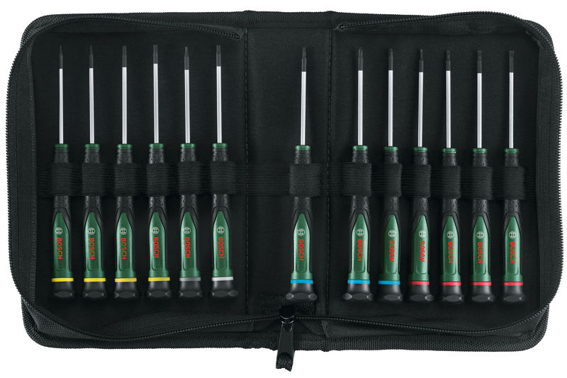 BOSCH Handwerkzeuge Präzisionsschraubendreher-Set 13-tlg. BOSCH Handwerkzeuge Präzisionsschraubendreher-Set 13-tlg.