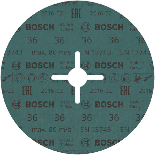 BOSCH PRO R574 Fiberscheibe, 180 mm, G36 BOSCH PRO R574 Fiberscheibe, 180 mm, G36