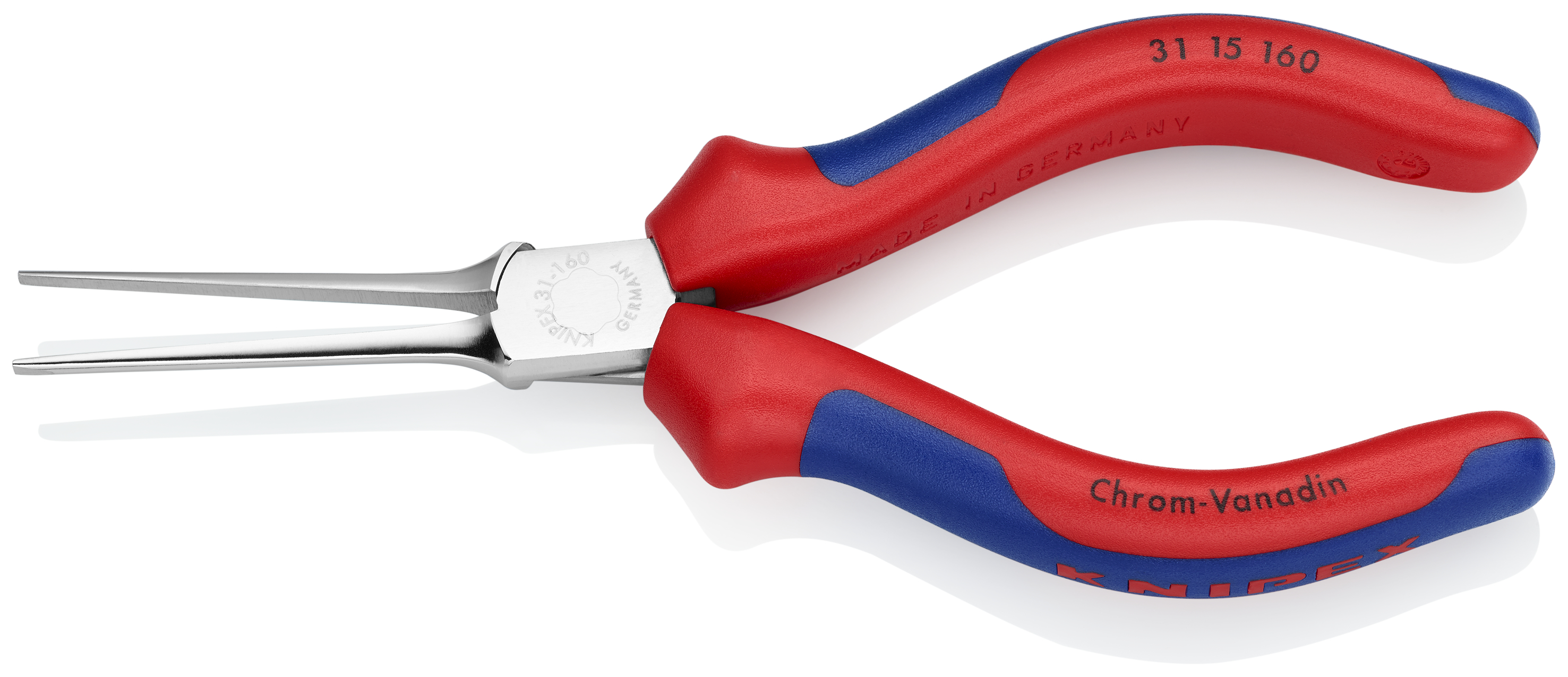 KNIPEX KNIPEX 31 15 160 Greifzange (Nadelzange) 160 mm verchromt mit Mehrkomponenten-Hüllen KNIPEX KNIPEX 31 15 160 Greifzange (Nadelzange) 160 mm verchromt mit Mehrkomponenten-Hüllen