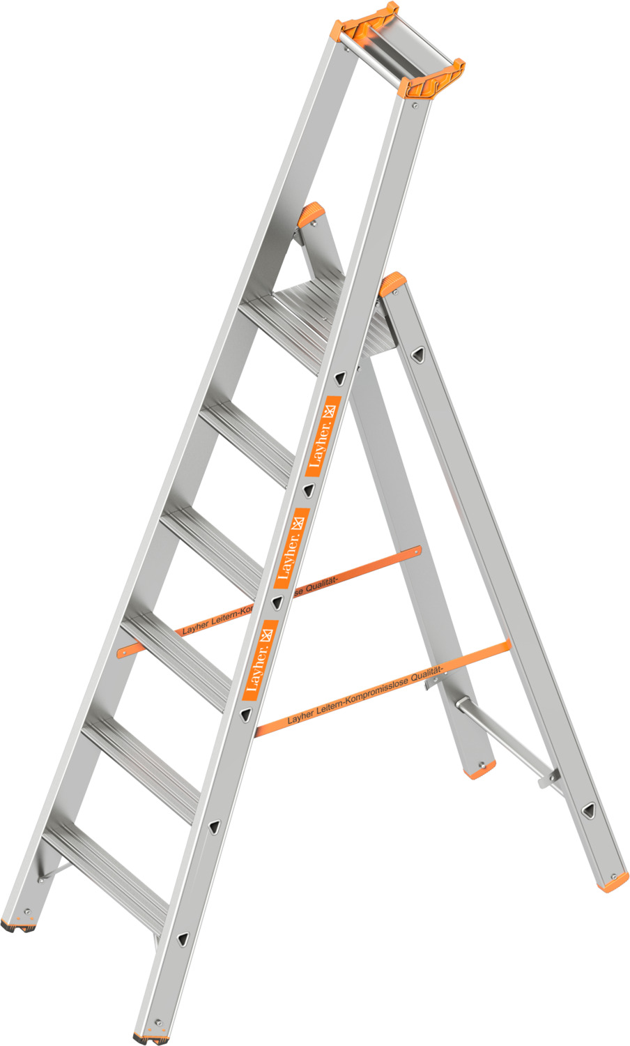 LAYHER Stufenstehleiter einseitig begehbar TOPIC 1064 LAYHER Stufenstehleiter einseitig begehbar TOPIC 1064