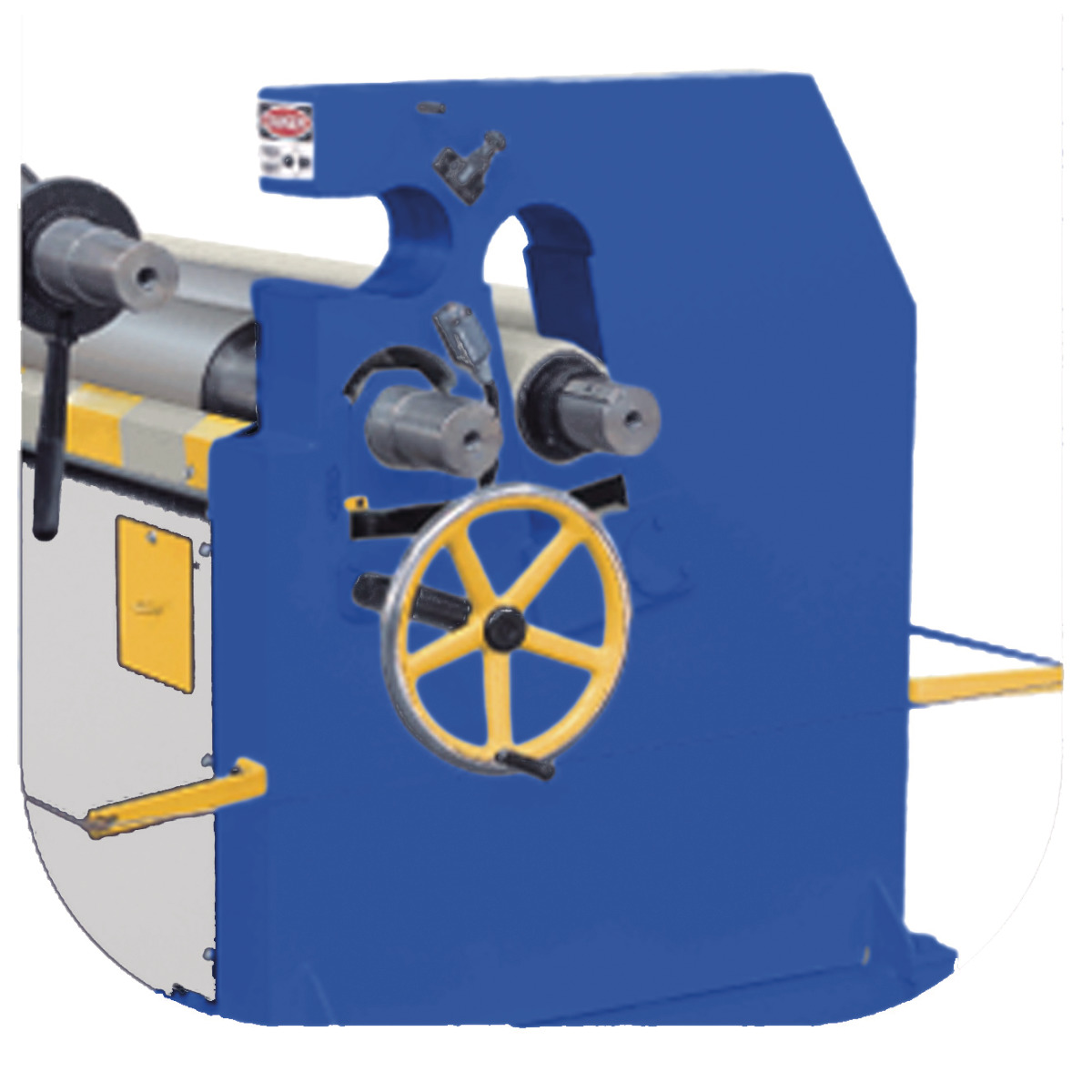 METALLKRAFT Motorische Rundbiegemaschine in schwerer Ausführung mit motorischer Zustellung RBM 2550-60 E Pro