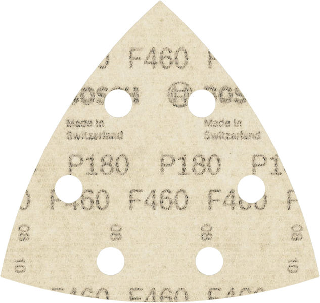 BOSCH PRO F460 Schleifblatt, 93 x 93 mm; G180, 5-tlg.