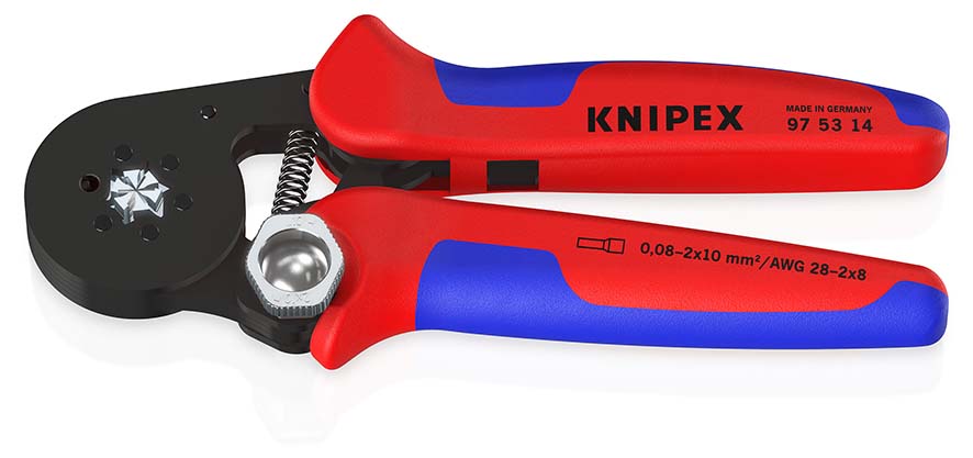 KNIPEX 97 53 14 Selbsteinstellende Crimpzange für Aderendhülsen mit Seiteneinführung 180 mm brüniert mit Mehrkomponenten-Hüllen KNIPEX 97 53 14 Selbsteinstellende Crimpzange für Aderendhülsen mit Seiteneinführung 180 mm brüniert mit Mehrkomponenten-Hüllen