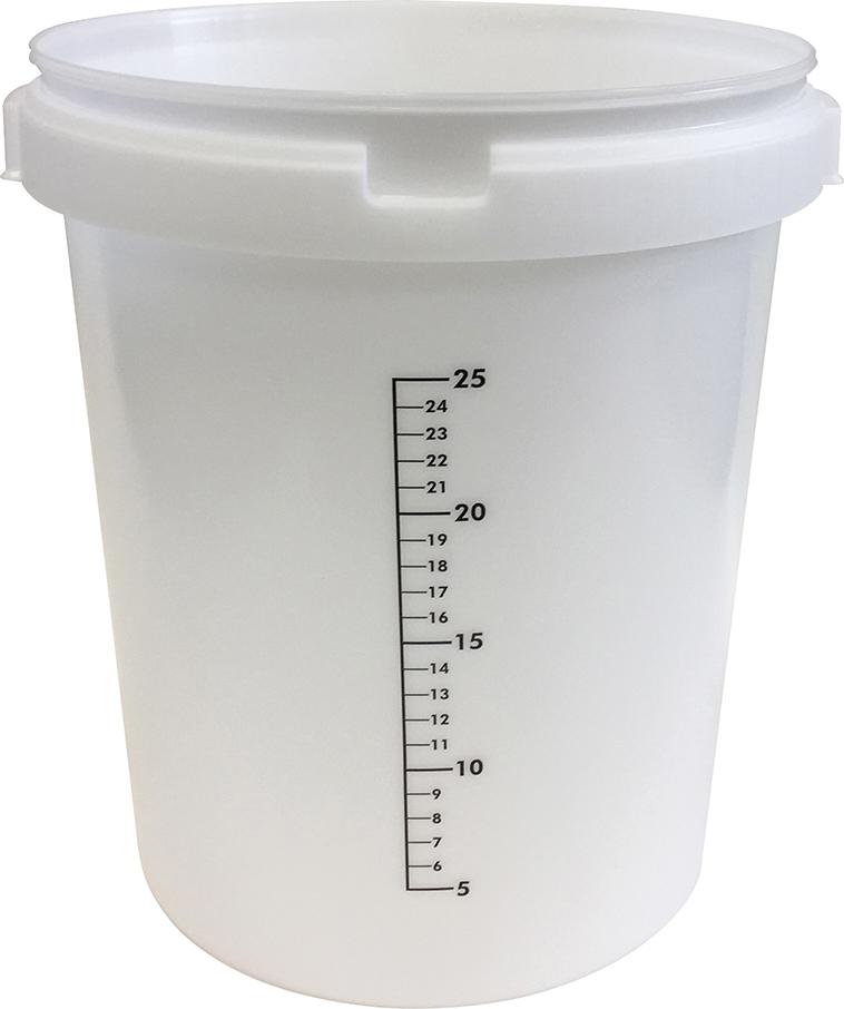 N.A. Anrühreimer 30 ltr. mit 25 ltr. Skala