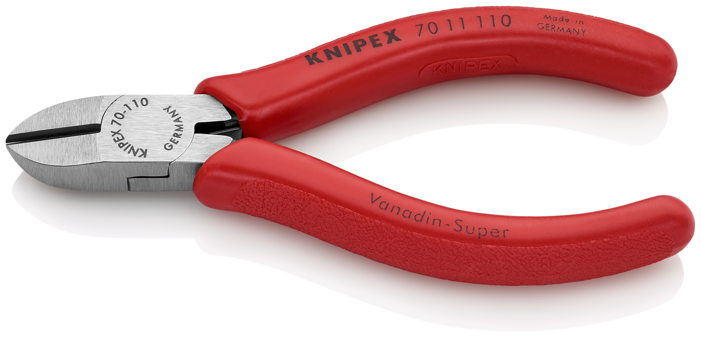 KNIPEX KNIPEX 70 11 110 Seitenschneider 110 mm schwarz atramentiert mit Kunststoff überzogen poliert KNIPEX KNIPEX 70 11 110 Seitenschneider 110 mm schwarz atramentiert mit Kunststoff überzogen poliert
