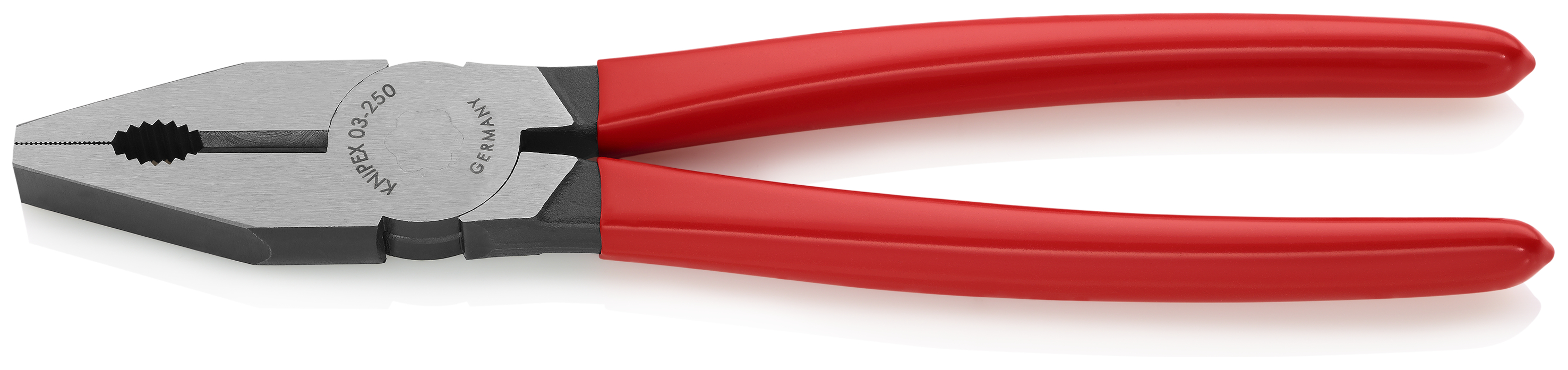 KNIPEX KNIPEX 03 01 250 Kombizange 250 mm schwarz atramentiert mit Kunststoff überzogen poliert