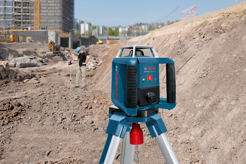 BOSCH Rotationslaser GRL 400 H im Handwerkerkoffer BOSCH Rotationslaser GRL 400 H im Handwerkerkoffer