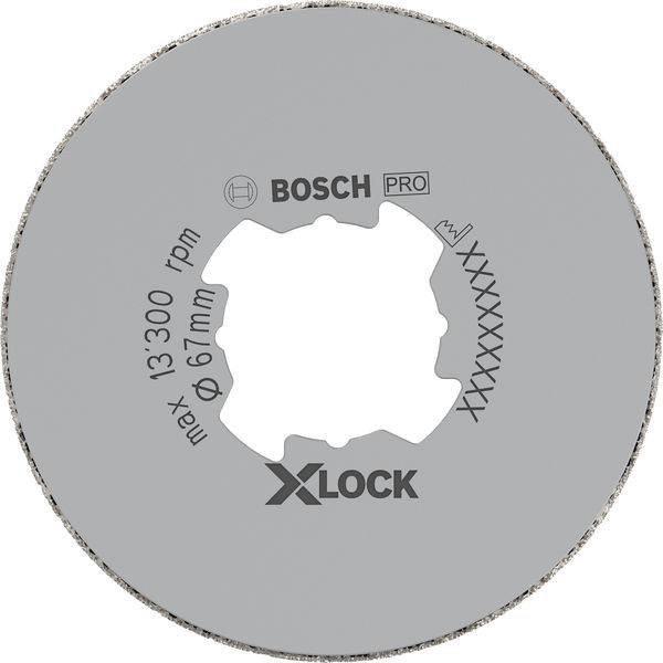 BOSCH PRO Ceramic dry Trockenbohrkrone, 67 x 35 mm, X-Lock
