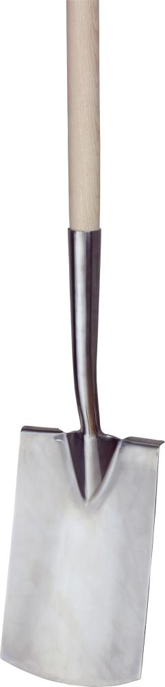 FLORAWORLD Gärtnerspaten mit Esche-T-Stiel Länge 80 cm Floraworld