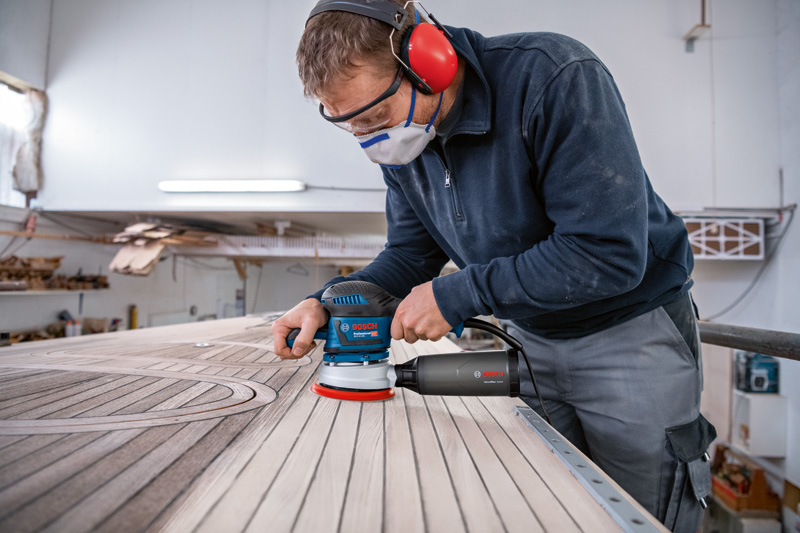 BOSCH Exzenterschleifer GEX 40-150 in L-BOXX
