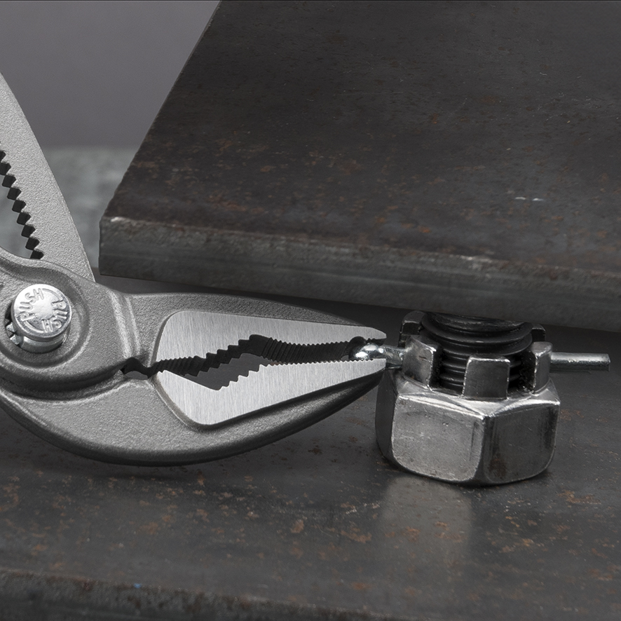 KNIPEX KNIPEX 87 51 180 Cobra® ES Wasserpumpenzange extra-schlank 180 mm grau atramentiert mit rutschhemmendem Kunststoff überzogen poliert KNIPEX KNIPEX 87 51 180 Cobra® ES Wasserpumpenzange extra-schlank 180 mm grau atramentiert mit rutschhemmendem Kunststoff überzogen poliert