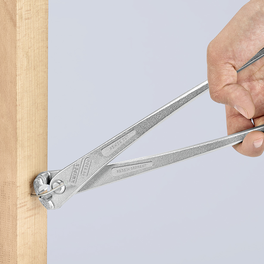 KNIPEX KNIPEX 99 14 300 Kraft-Monierzange hochübersetzt 300 mm glanzverzinkt