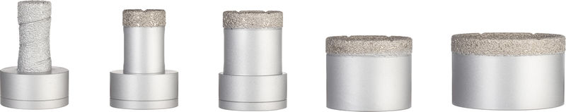 BOSCH PRO Ceramic dry X-Lock Bohrkronen-Set, 68x33, 51x33, 35x33, 25x33, 20 mm, 5-tlg.